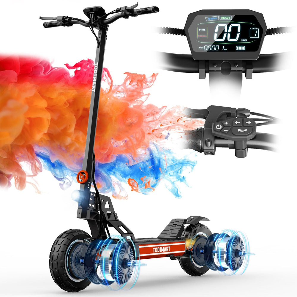 TODIMART S13 Dual Motor Off-Road Electric Scooter