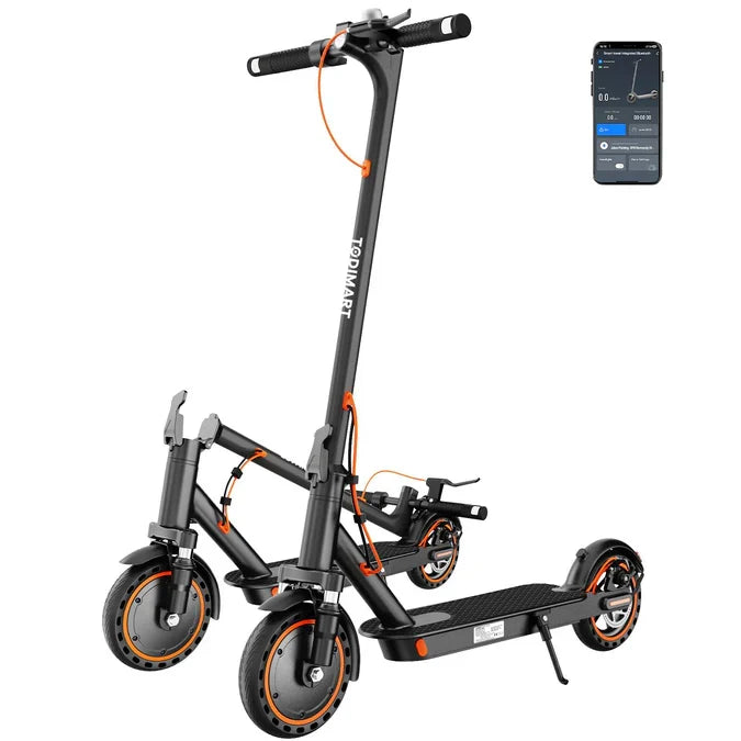 TODIMART T6 Commute Escooter - Dual spring shock absorber