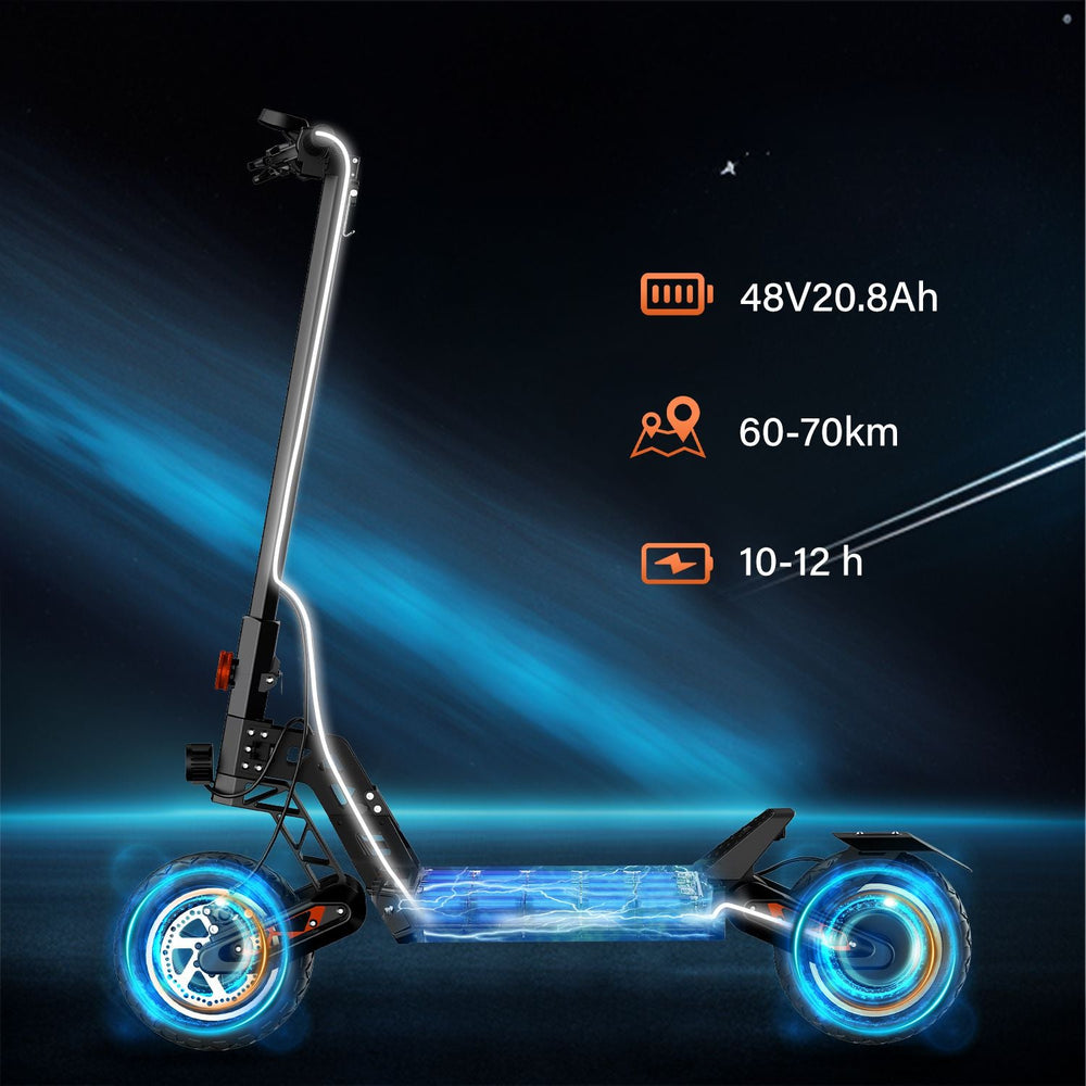 TODIMART S13 Dual Motor Off-Road Electric Scooter