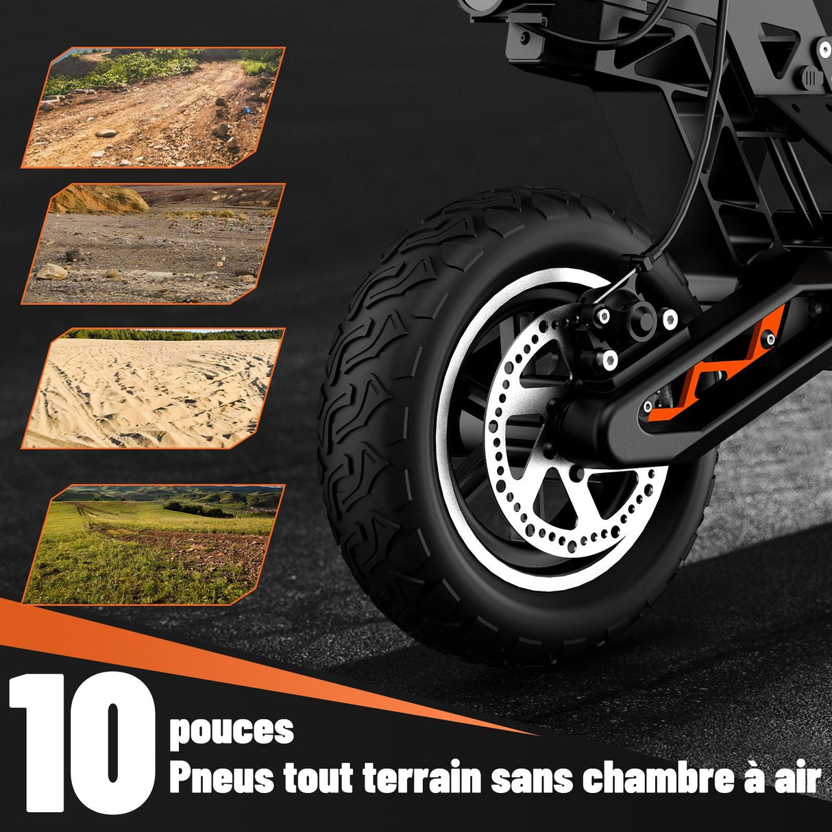 TODIMART S8 Scooter Électrique Tout-Terrain