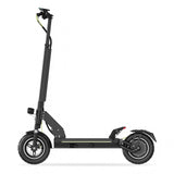 TODIMART electric scooter black and green, side view, dual suspension, disc brake system, city commuter e-scooter