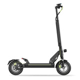 TODIMART electric scooter for adults with front suspension, air-filled tires, disc brakes and long-range commuting performance