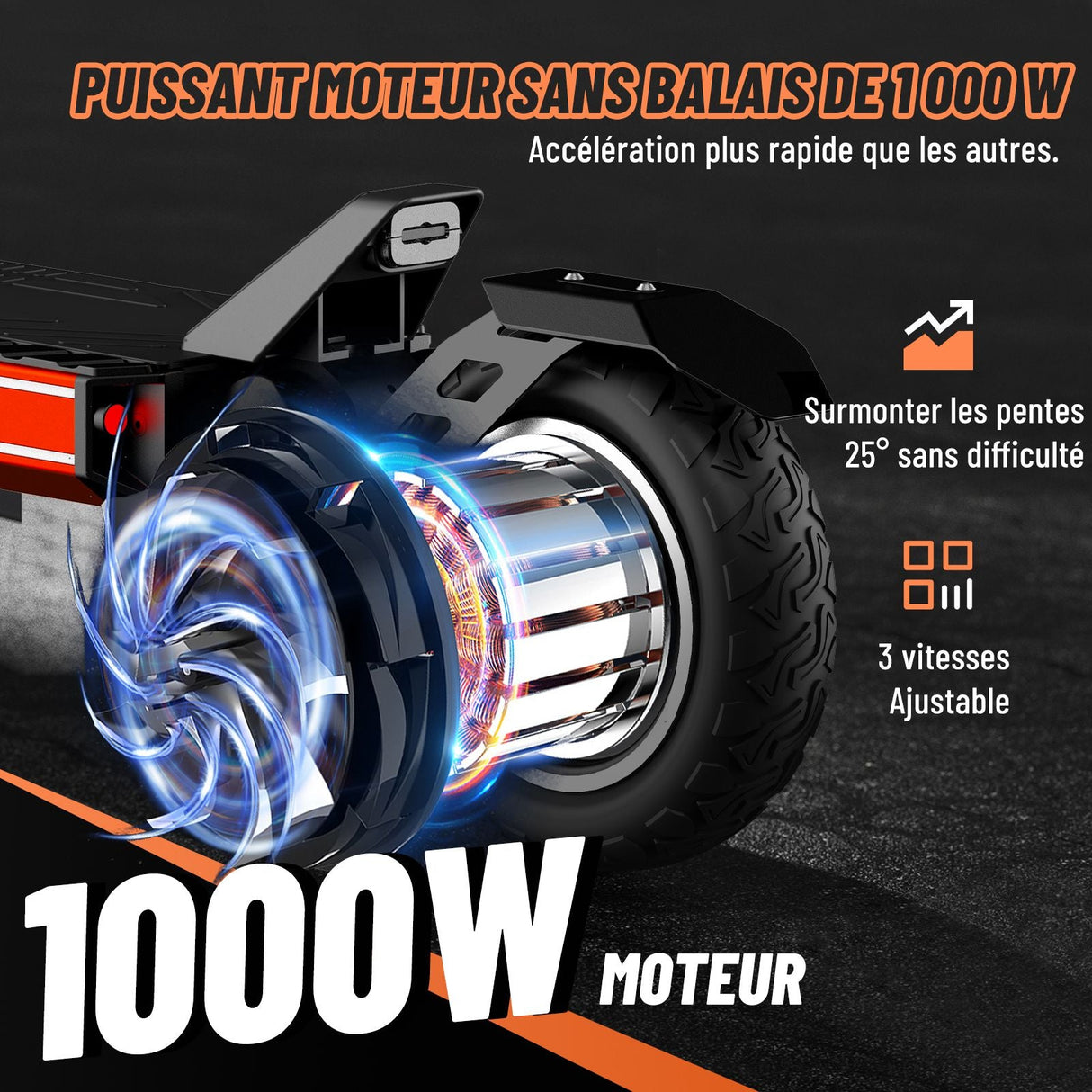 TODIMART S8 Scooter Électrique Tout-Terrain