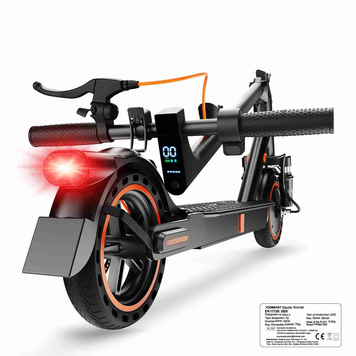 TODIMART T6（ABE）Electric Scooter - Dual spring shock absorber