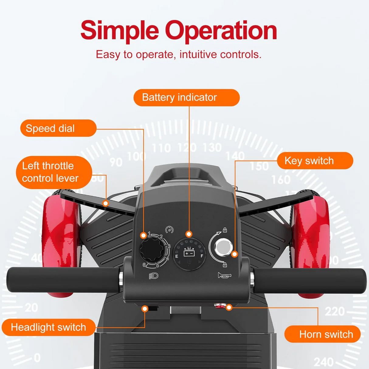 TODIMART YL-211A Elderly mobility scooter
